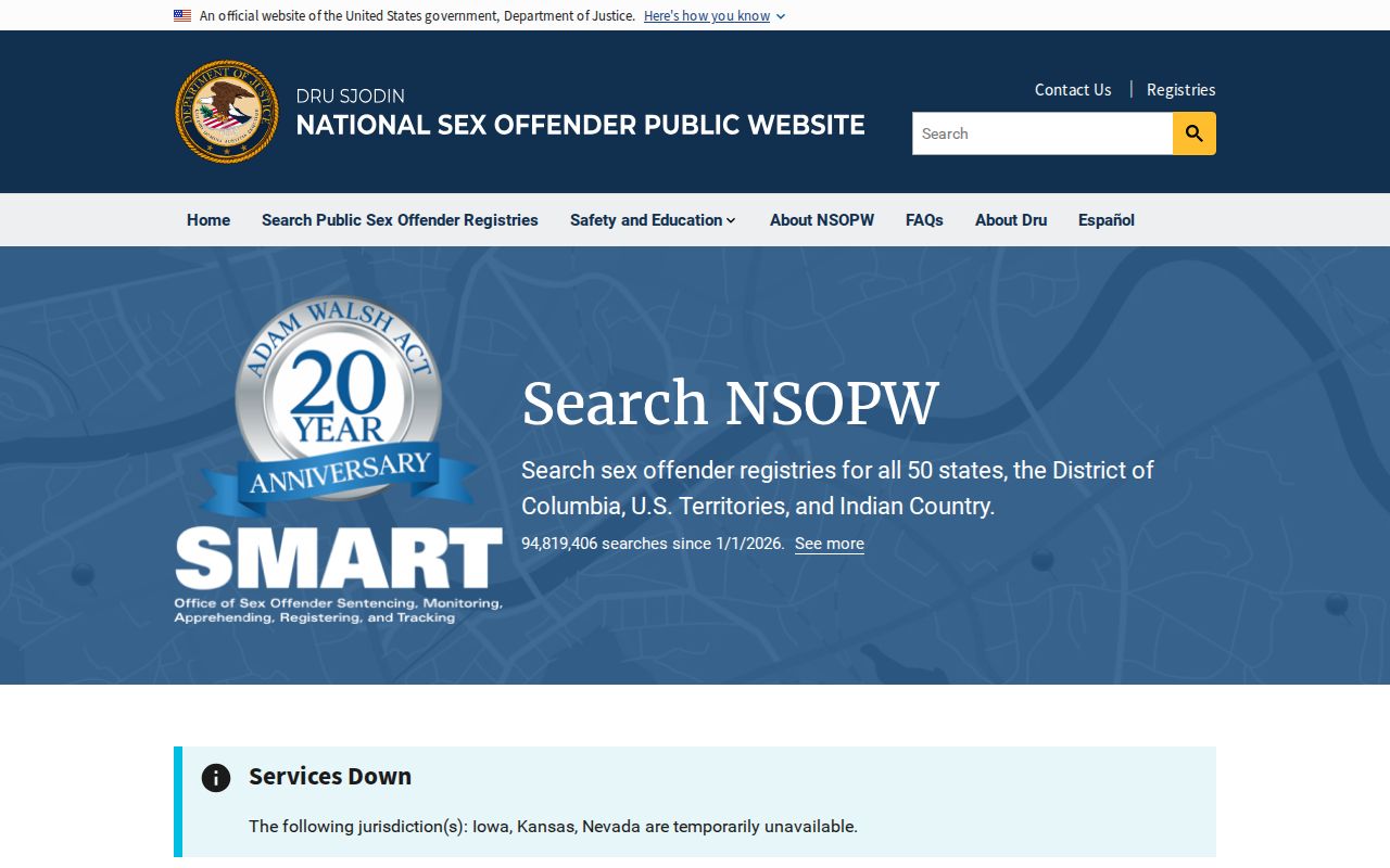 Connecticut sex offender lookup supplement on the NSOPW search interface